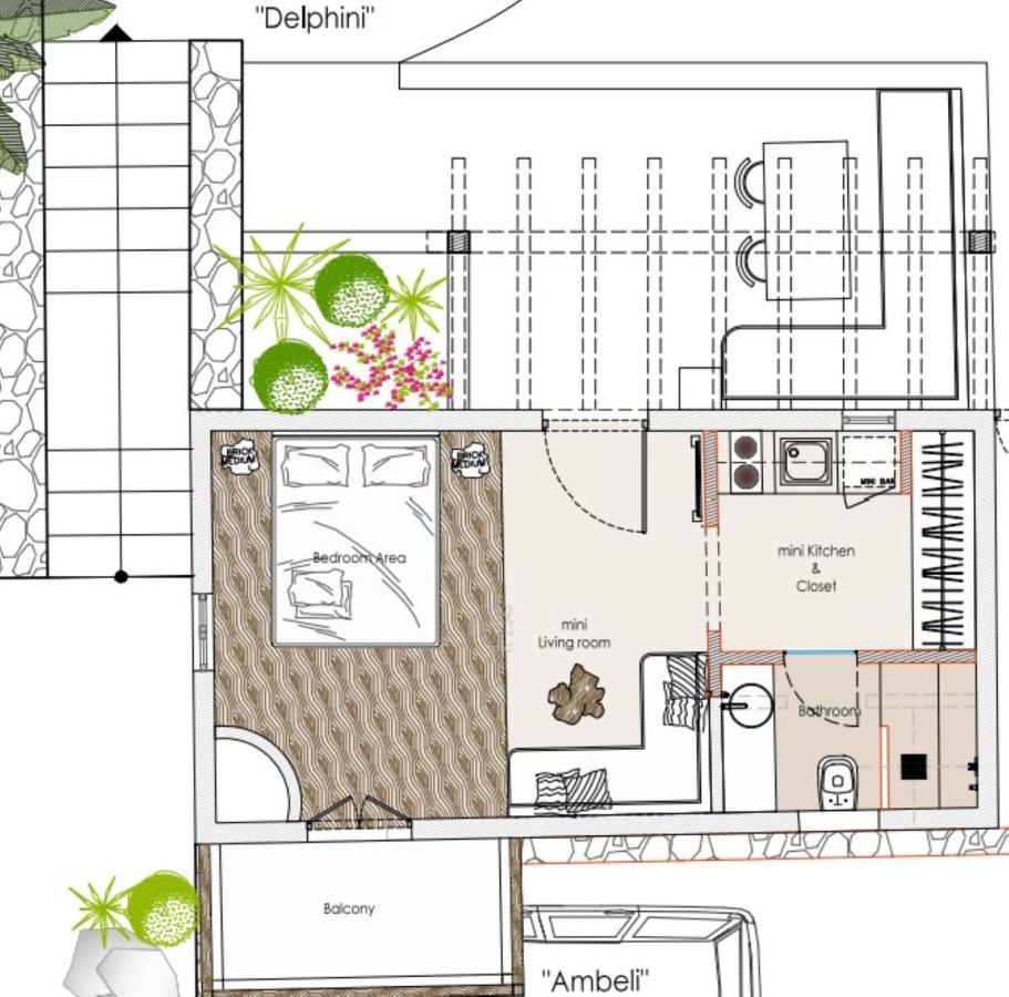Tavros Villa Mykonos Town Exteriör bild